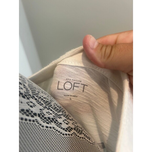 ANN TAYLOR LOFT SHIRT 3/4 LENGTH SLEEVES - Picture 5 of 5